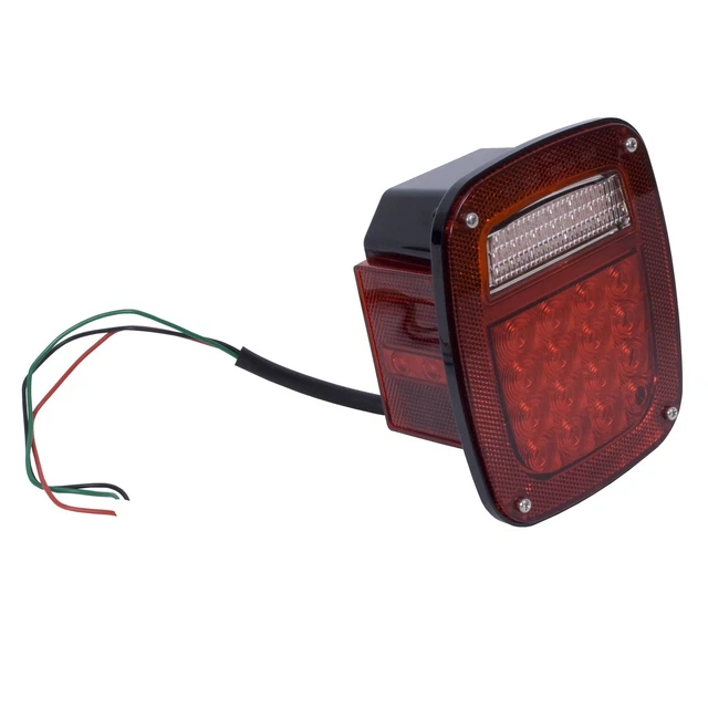 Rugged Ridge 12403.83 LED Taillight Assembly Fits 97-06 Wrangler (TJ)