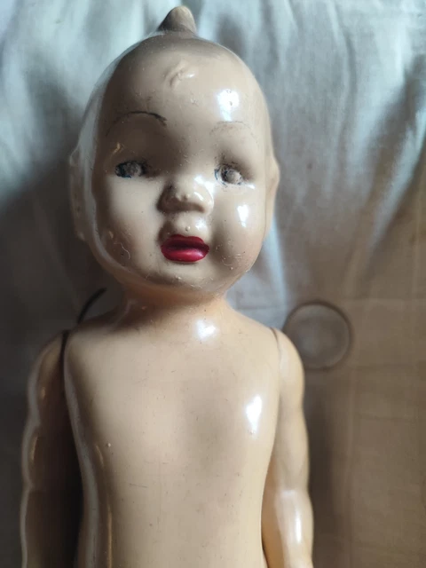 Poupée Baigneur Adonis Petitcollin 35 Cm – Authentique Poupée Vintage Allemande Pour Collection