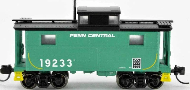 Bowser N Scale PRR Class N5 Steel Cabin Car (Caboose) Penn Central/PC #19233