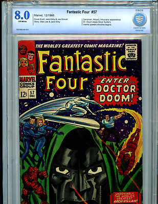 Fantastic Four #57 CGC 8.0 VF 1966 Marvel Inhumans Dr. Doom Amricons K51