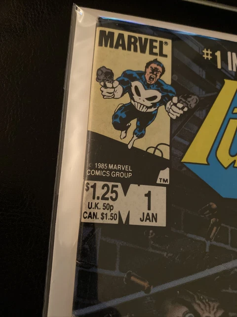 The Punisher Comic Book Limited Series #1 Marvel Comics 1986 VF+ See Pictures 3