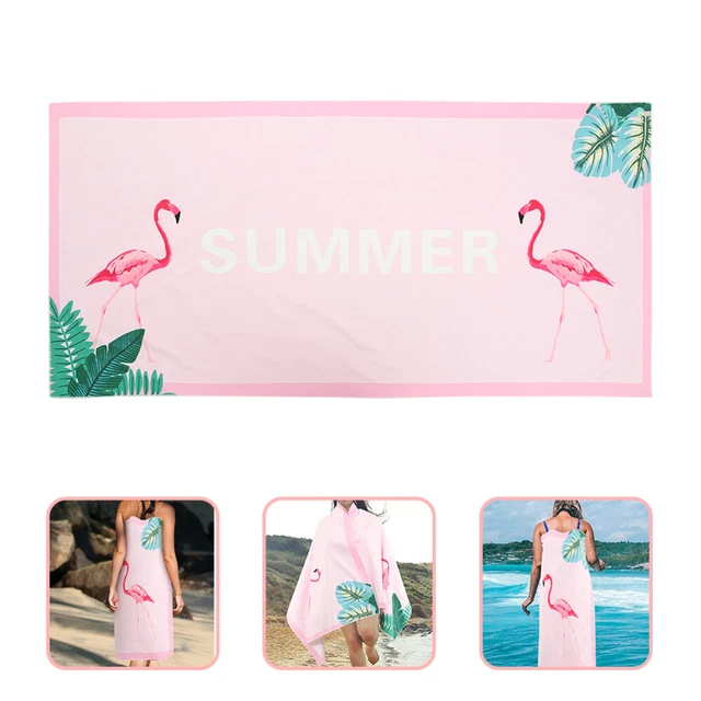2 Pcs Beach Towel Quick Dry Bath Towels Microfiber Body Towel Absorb Water