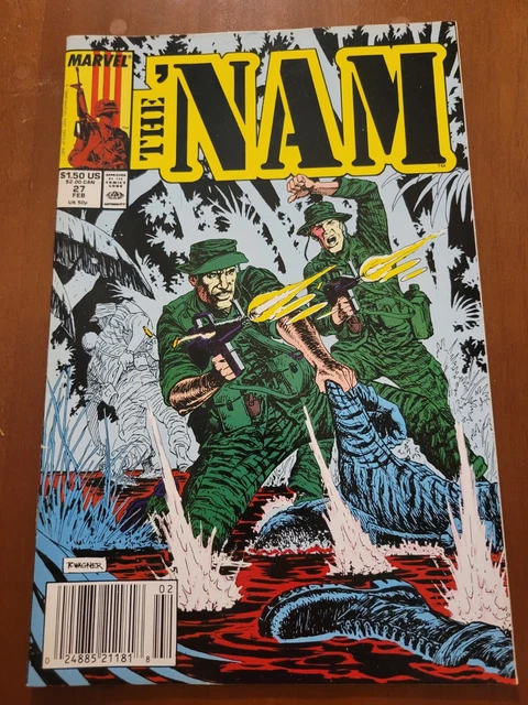 The Nam #27 By Murray Glanzman Wagner Cover Vietnam War POW MIA Marvel 1989