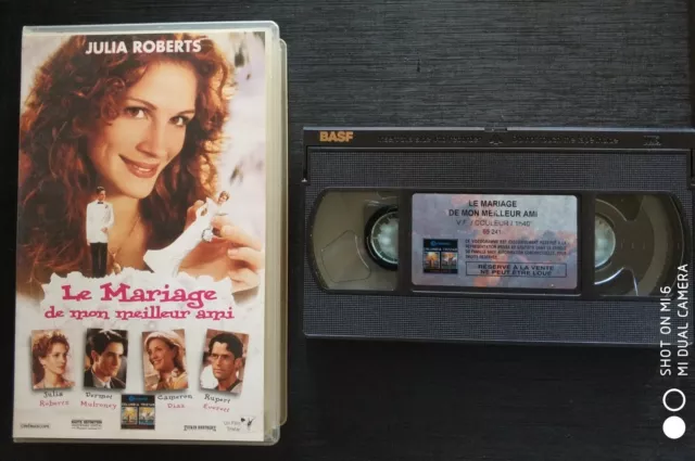 CASSETTE VHS FILM "LE MARIAGE DE MON MEILLEUR AMI" avec Julia Roberts