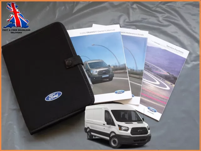 Genuine Ford Transit 2015-2020 Handbook Owners Manual Navi Sync Pack + Service B