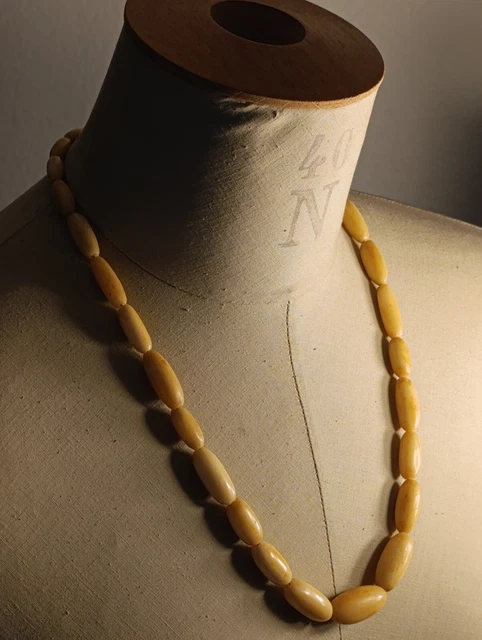Collier ancien en or rose et perles Lutz | Caillou Paris