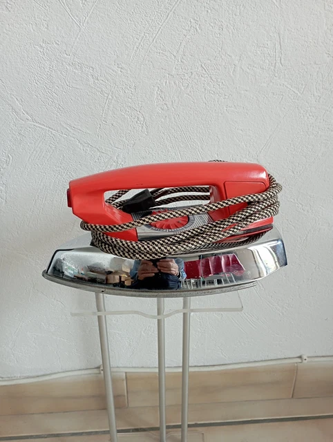 Fer à Repasser Vintage Philips HD 1120 – Années 60/70 – Avec Boîte D'origine