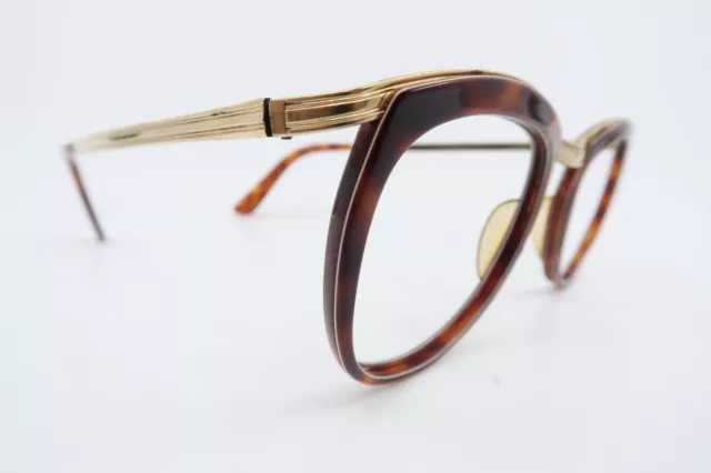 Vintage 50s gold filled and acetate eyeglasses frames Amor France 135mm KILLER