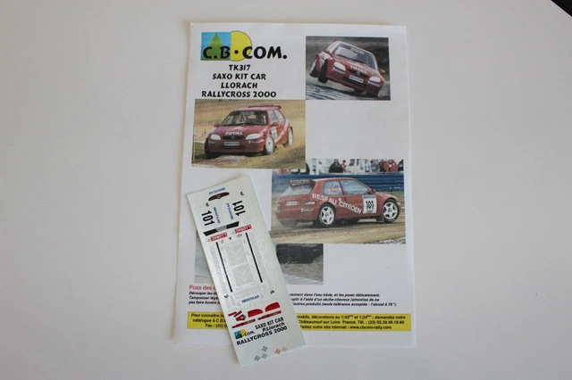 Transkit 1/43e Citroën C2 S1600 - Cédric Torres, Rallycross Lessay 2019 - Maxi Miniature