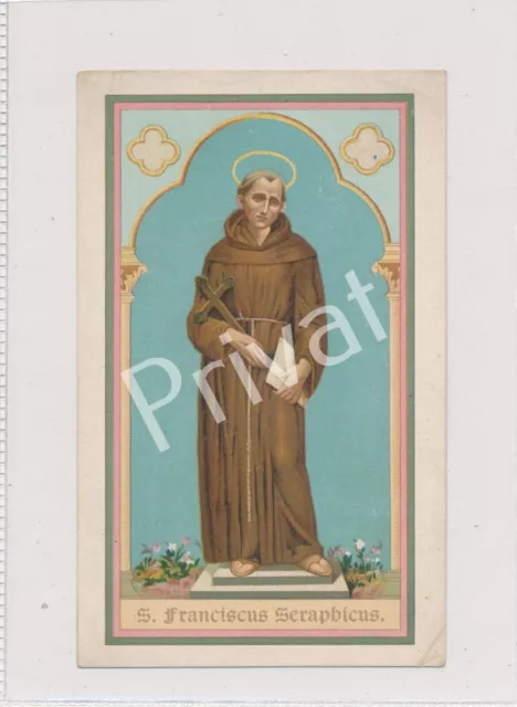 Devozionale Immagine Sacra Holy Card 18JHD Francesco Colorato L1.71