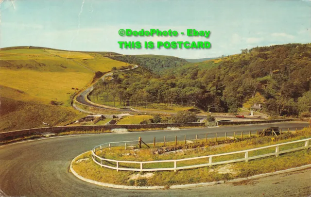 R423360 The Hairpin Bend of Berriedale Hill. On the Road to John O Groats. 1969