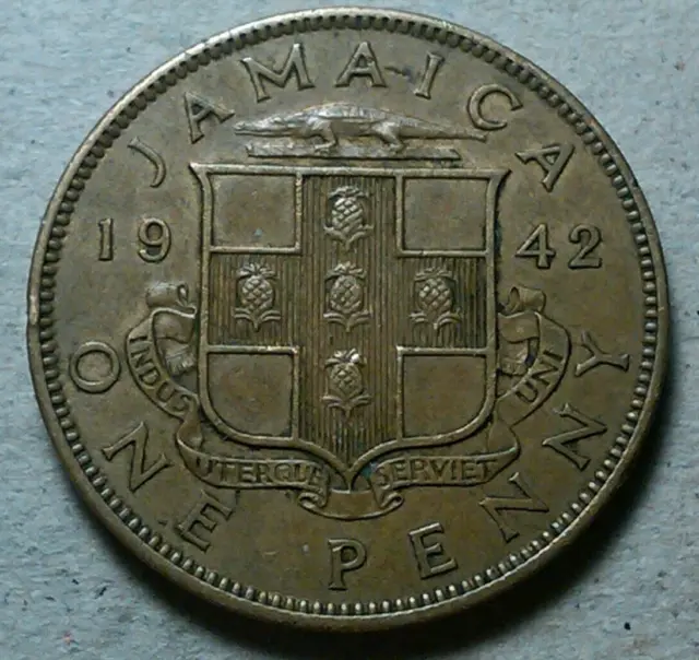 Jamaica 1 penny 1942