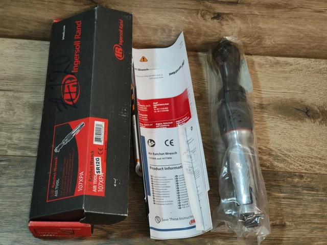 INGERSOLL RAND 107XPA Pneumatic Air Ratchet 3/8" Drive 54 ft-lb Torque 160rpm A4