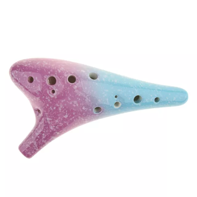 12 Löcher Keramik Ocarina  Keramik Ocarina   Sammlerstücke