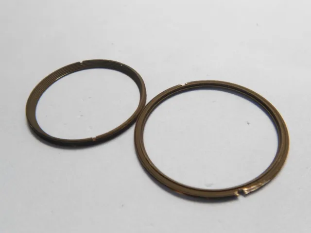 Olympus OM Zuiko 1.4 / 50 Silver Nose Original Front Lens Retainer Rings