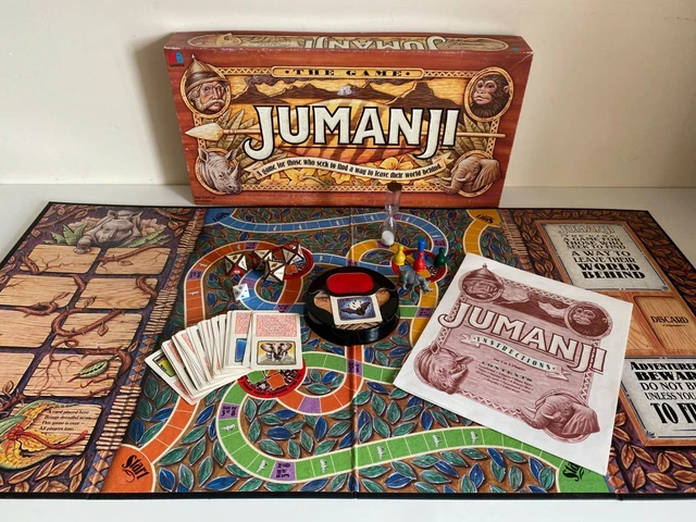 JUMANJI Brettspiel – MB Spiele 1995 Vintage - vollständig in Baden