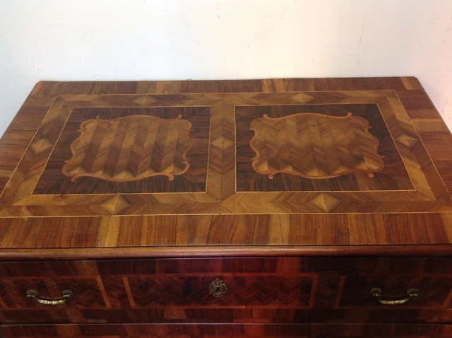 Original Josefine chest of drawers from around 1780 and precious wood
