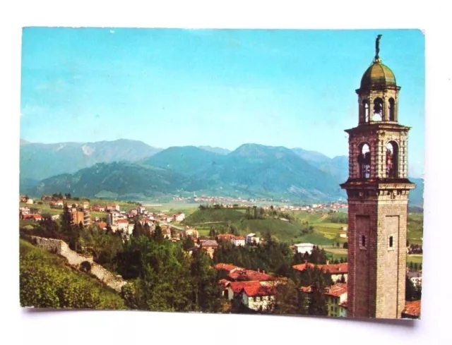 Cartolina Clusone ( Bergamo ) - Panorama 1968