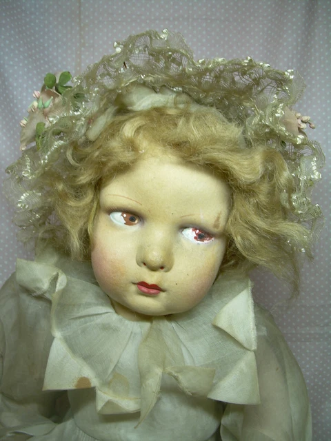 ANCIEN POUPEE ORIGINALE genre Plastisol/caoutchouc RAYNAL 35 cm fait