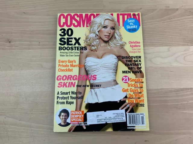 Cosmopolitan October 2006 Magazine Christina Aguilera