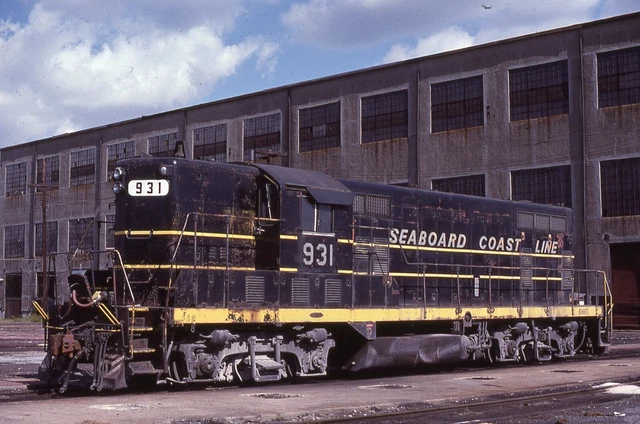 Seaboard Coast Line Gp7 #931 Original Slide