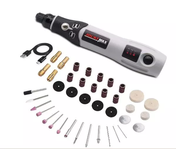 Mini Cordless Drill Machine,900Ah Ricaricabile USB 3 Velocità Piccolo Trapano