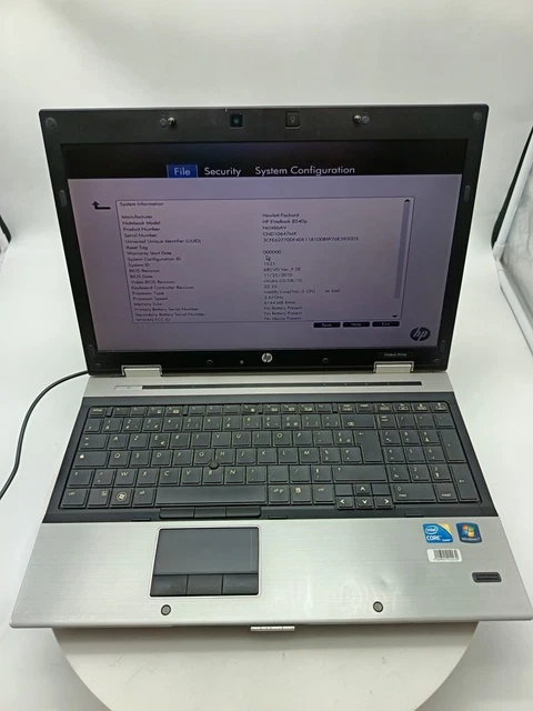 Fujitsu LifeBook S751 - Intel Core I5-2520M 2.50GHz - Écran 14 Pouces - Pour Pièces Ou Restauration