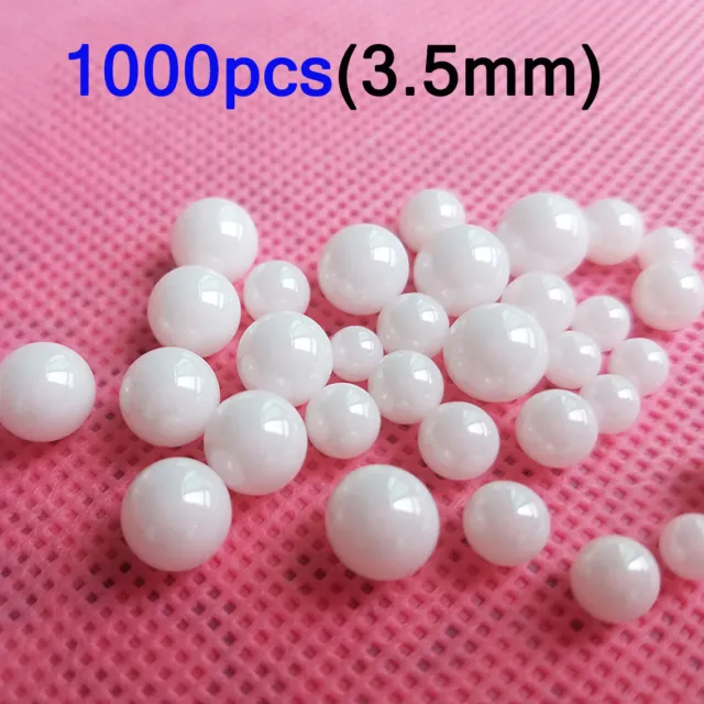 1000PCS Plastic Ball Solid PP Polypropylene Cosmetic Bottle Round Ball Dia 3.5mm