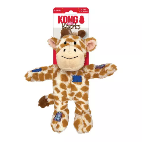 Kong Wild Noeuds Chien Jouet Girafe, 1 Chaque /Md / Grand Par Kong