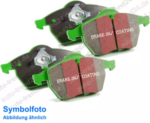 EBC Bremsbeläge hinten u.a.: Mitsubishi Colt CZC Cabriolet RG Bj. 2006-2009 2