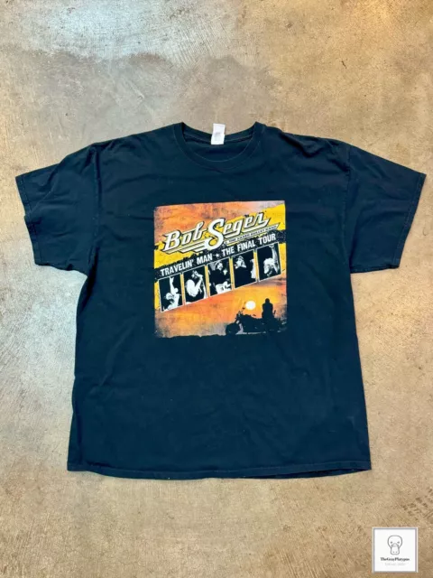 2019 Bob Seger & The Silver Bullet Band Final Tour Tee - XXL - Black