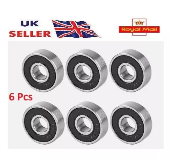 608RS 608-2RS BEARINGS RUBBER SEALED 8mm x 22mm x 7mm  PUSH SCOOTER SKATEBOARD