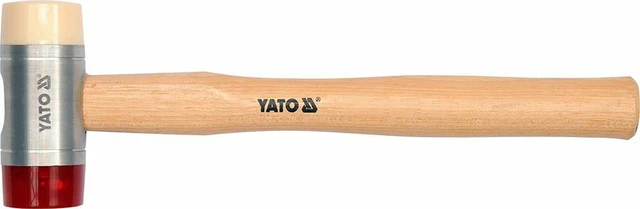 28mm Maillet Avec Hickory-Manche PU & Nylon Marteau de Supplantation en