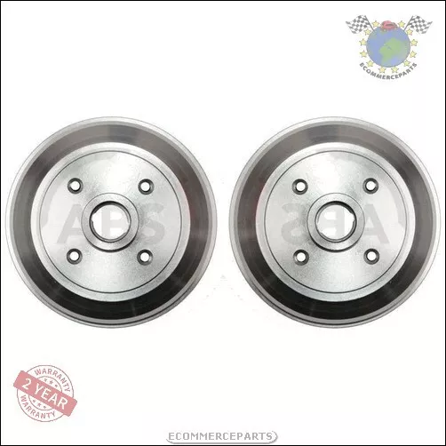 Kit 2X Tambour De Frein Abs Arrière Pour Opel Corsa B Tigra Vauxhall