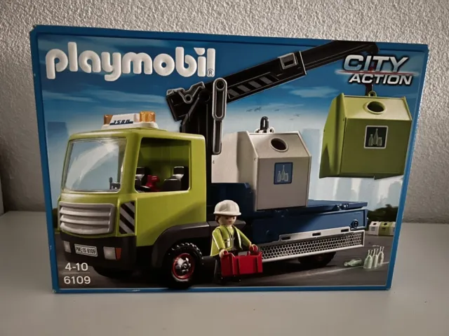 Playmobil City Action 6109 Altglas LKW mit Containern Neu & OVP