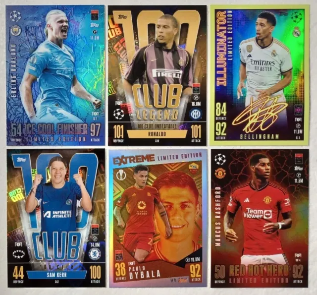 Topps - Match Attax Extra 2024 100 Club / Limited Edition Card Singles