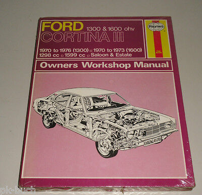 Istruzioni di riparazione Workshop Manual Ford Cortina III 1300/1600 OHV 