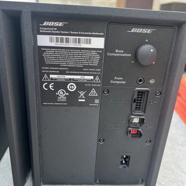 BOSE COMPANION 5 Multimedia Speaker System £52.70 - PicClick UK