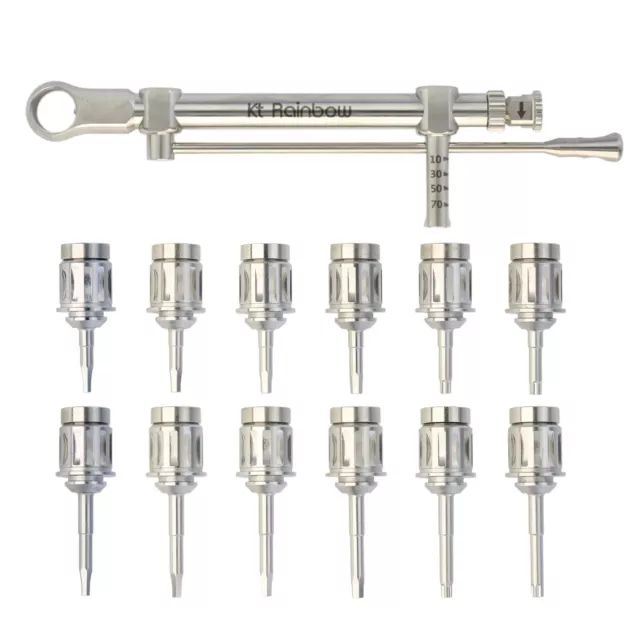 US Dental Implant Torque Wrench Ratchet 10-70Ncm Screw Drivers OSSTEM Neobiotech