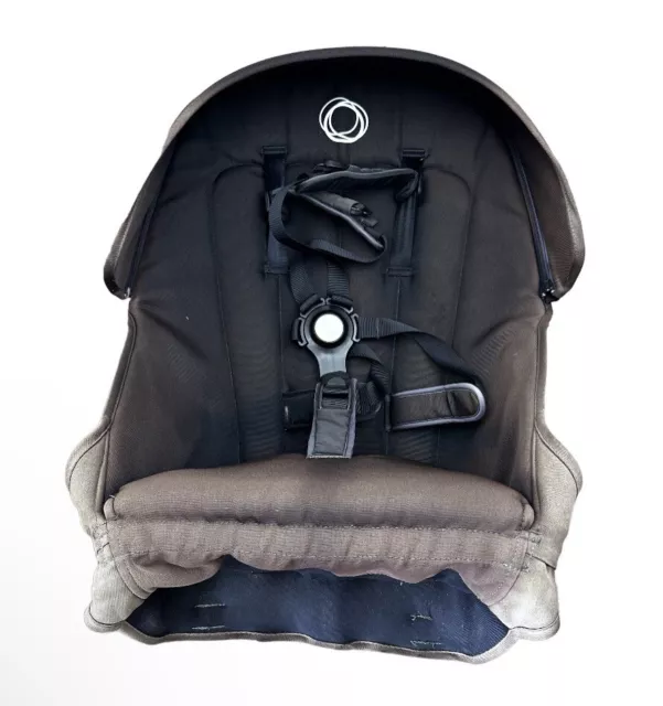 Bugaboo Cameleon 3 Seat Fabric Black New Style Harness Faded See Pics