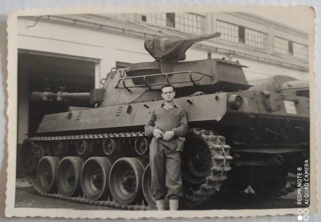 Modena 1951 - Carro Armato - Caserma - Splendida Foto Privata