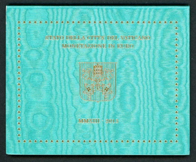 Vatikan 2013 Kursmünzensatz/ KMS im original Klappfolder ST (EM011