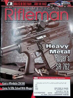 American Rifleman Magazine July 2014 The German FG-42, Ruger SR-762