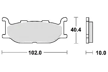 Jeu 2 plaquette de frein Avant de qualité pr YAMAHA XV 535 DX VIRAGO 1995-2002