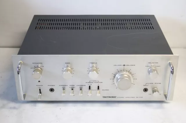 Occasion, testé OK : Amplificateur HIFI Vintage haut de gamme TECTRONIC SA-535