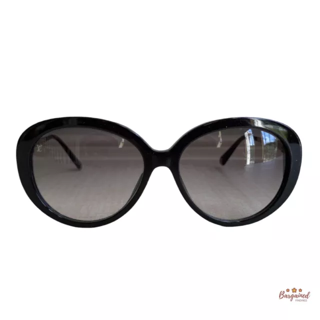 Authentic LOUIS VUITTON Black My Monogram Round Sunglasses Eye Wear #9697