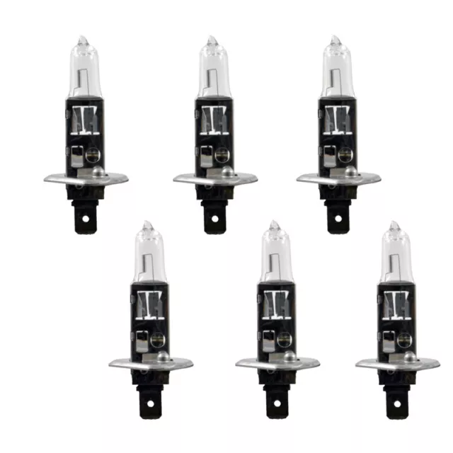 6x lampada alogena h1 lampadina alogena lampadina 12v 55w lampade auto k