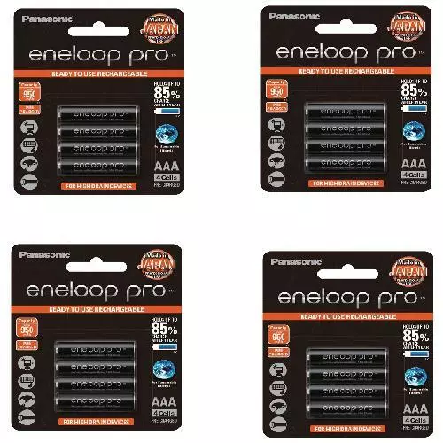 Eneloop Aaa Panasonic Pro 16 Pack Rechargeable Batteries  Total Of 16 Single Bat