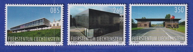 Liechtenstein 2009 Zeitgenössische Architektur (II).  Mi.-Nr. 1533-35 **