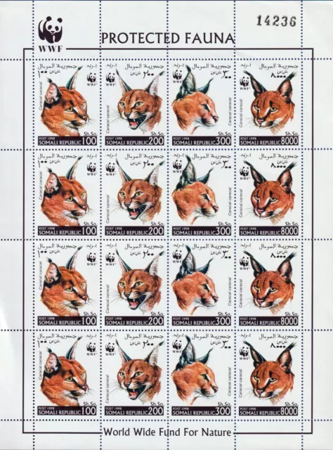 Somalia - 1998 - Fauna - BF nuovo (MNH)